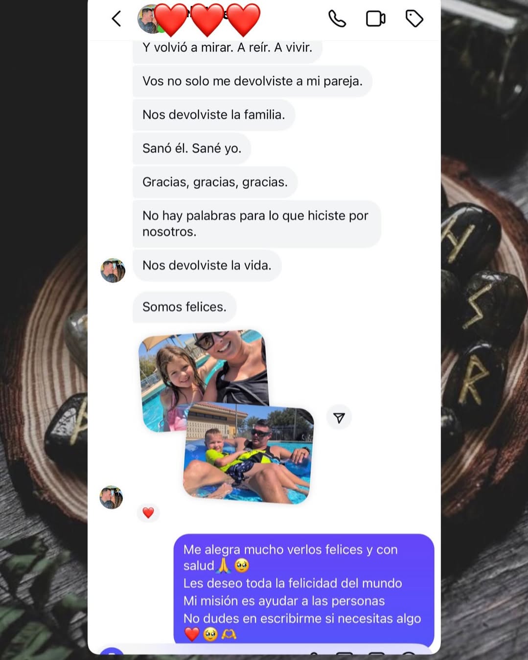 Captura del testimonio: Familia y relaciones