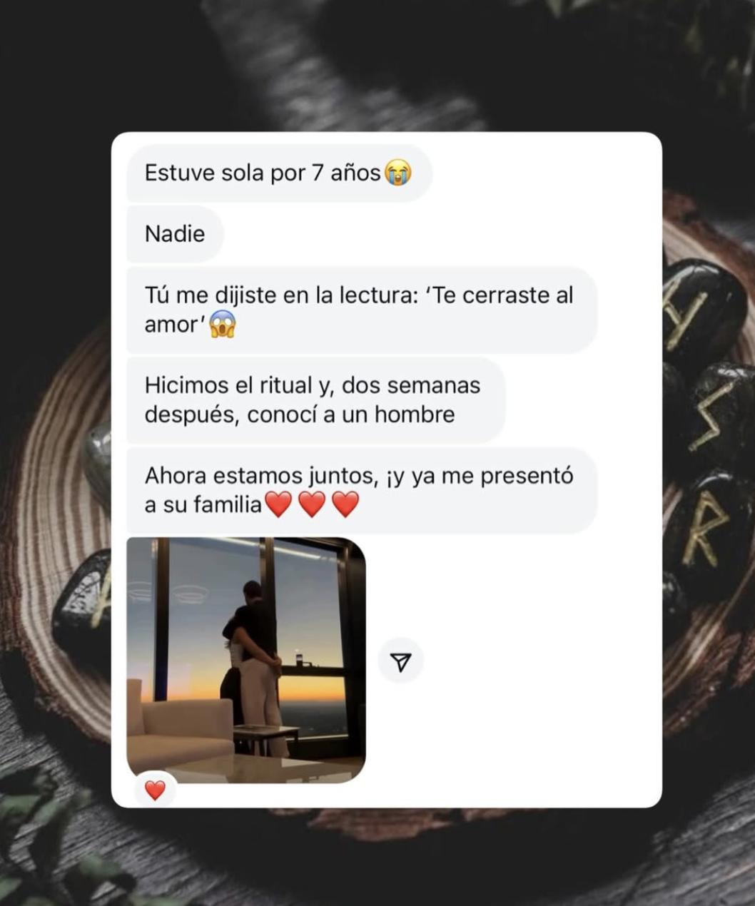 Captura del testimonio: Un nuevo amor